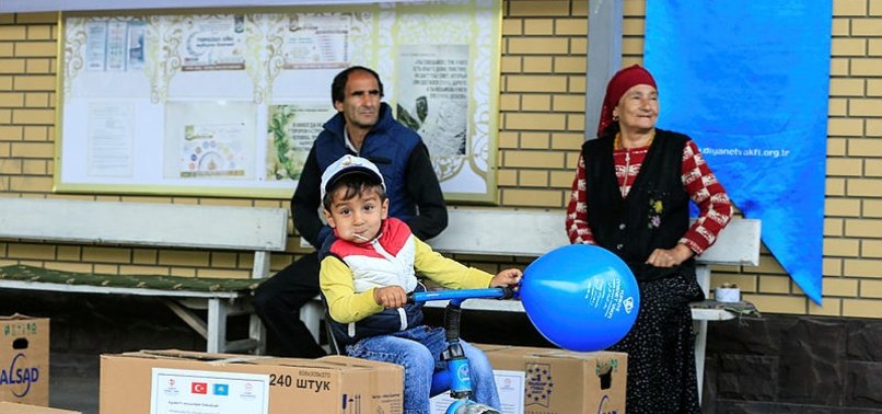 TURKISH AGENCY GIVES OUT RAMADAN AID TO KAZAKH FAMILIES