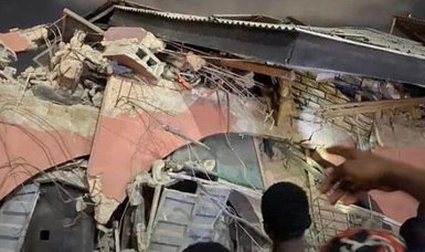 3-story building collapses in Nigeria’s Lagos state