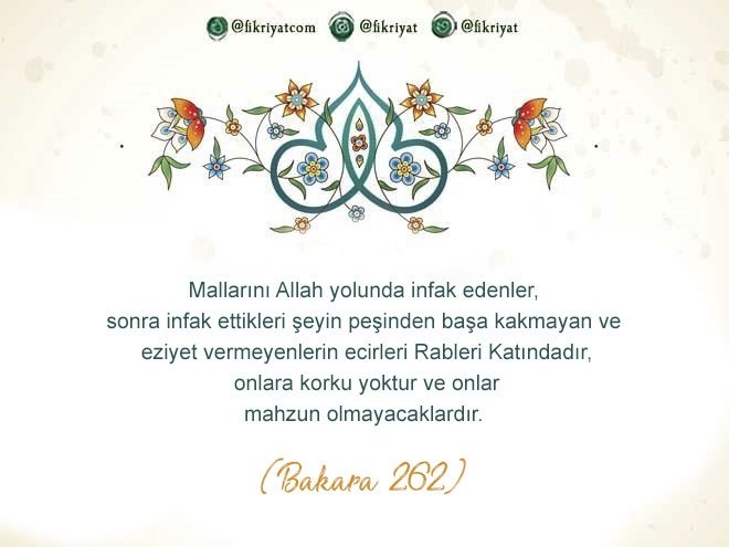 Infak Ne Demek Infak Etmek Hakkinda 25 Ayet Galeri Fikriyat Gazetesi