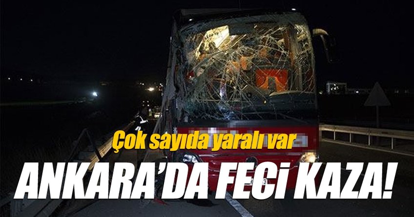 Ankara’da feci kaza: 11 yaralı