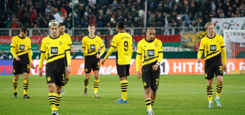DORTMUND STUMBLE TO 1-1 DRAW AT AUGSBURG TO MAKE IT THREE LEAGUE GAMES WITHOUT WIN