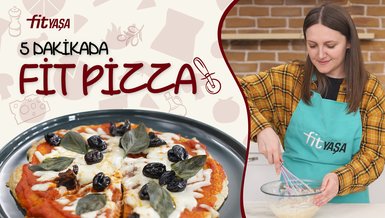 FİT TARİFLER🤤 5 DAKİKADA FİT PİZZA🍕
