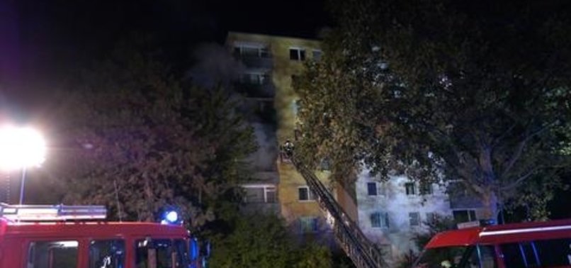 MAN DIES AFTER FALLING FROM BURNING FLAT IN GERMANY
