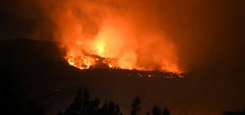 FIREFIGHTERS BATTLE TO CONTROL FOREST FIRE IN SOUTHERN TÜRKIYE