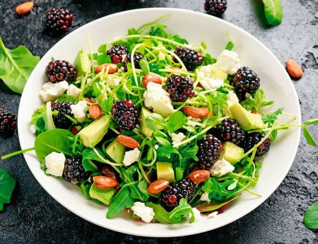 Böğürtlenli, Avokadolu Salata