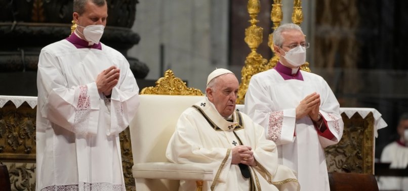 POPE FRANCIS HINTS THAT UKRAINIAN REFUGEES ARE TREATED DIFFERENTLY