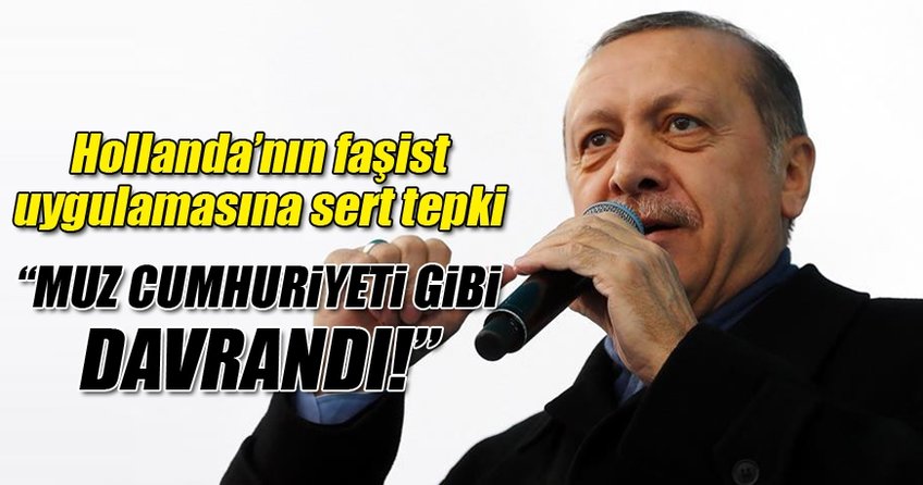 Cumhurbaşkanı Erdoğan: Muz cumhuriyeti bedelini ödeyecek