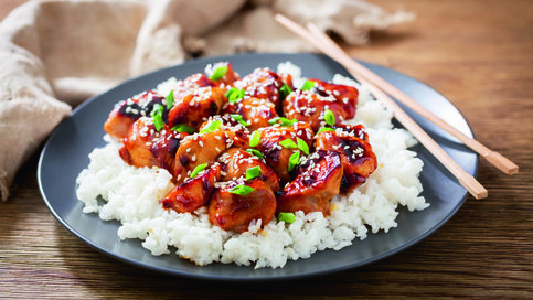 Teriyaki Tavuk ve Pirinç Pilavı