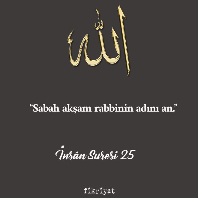 Zikir hakkında ayetler