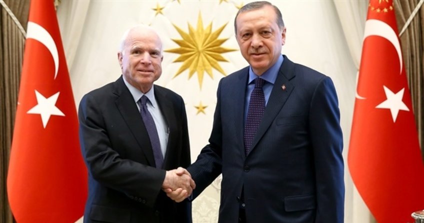 Cumhurbaşkanı Erdoğan ile McCain’in gündemi PYD ve Rakka