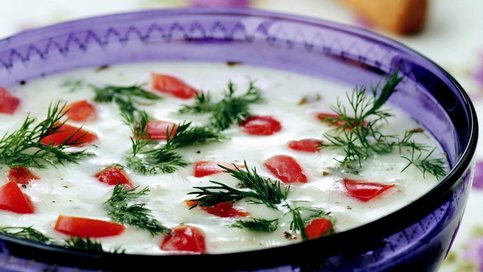Yoğurtlu Soğuk Yaz Çorbası