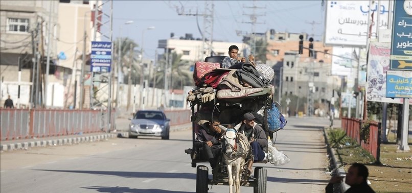 GAZA RESIDENTS FORCED TO RESORT TO CARTS FOR TRANSPORTATION