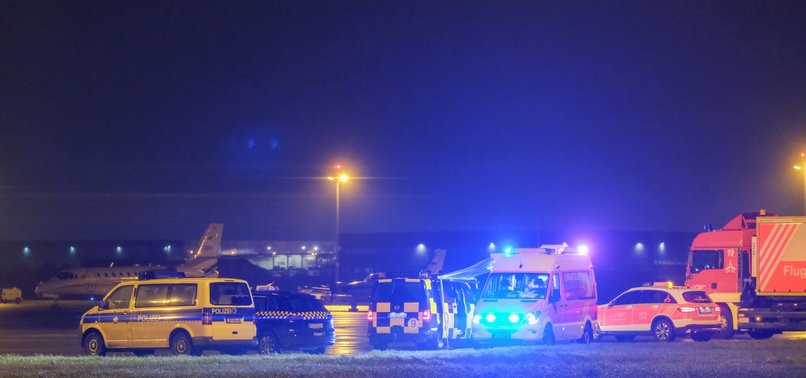 GERMANYS HANOVER AIRPORT SUSPENDS FLIGHTS AFTER MAN DRIVES CAR ONTO APRON AREA