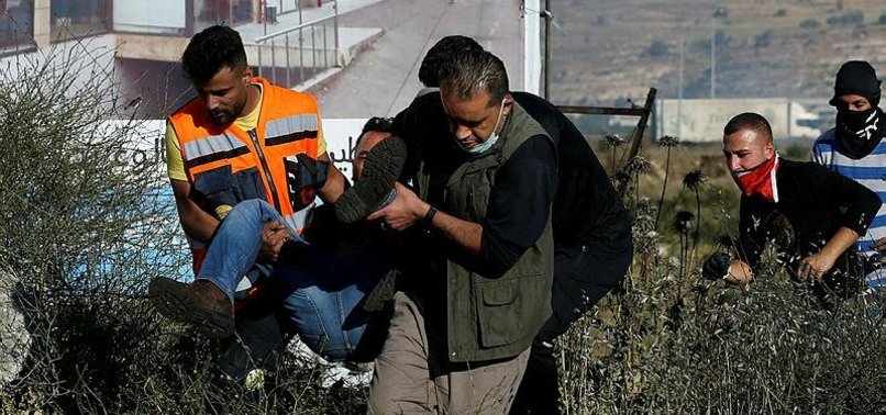 ISRAELI FIRE LIVES DOZENS OF PALESTINIANS INJURED IN OCCUPIED WEST BANK