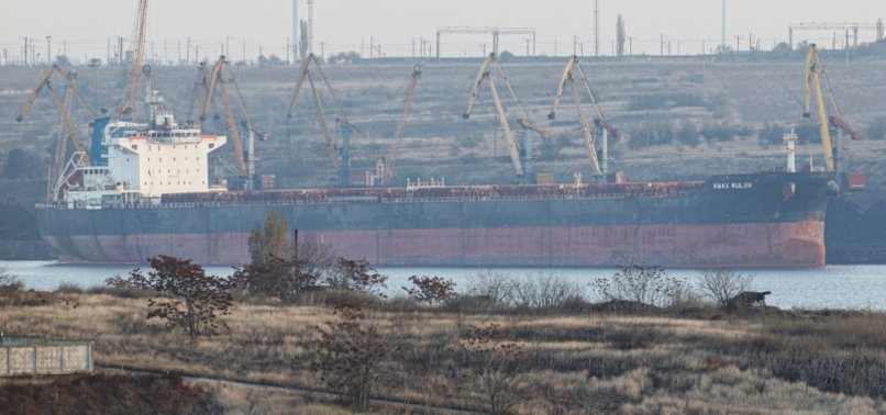 RUSSIAN MISSILE HITS A LIBERIA-FLAGGED SHIP IN ODESA, UKRAINES MAIN BLACK SEA PORT