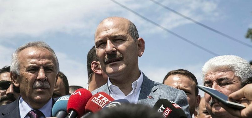 INTERIOR MINISTER SOYLU WARNS AGAINST MASS MIGRATION FROM IDLIB