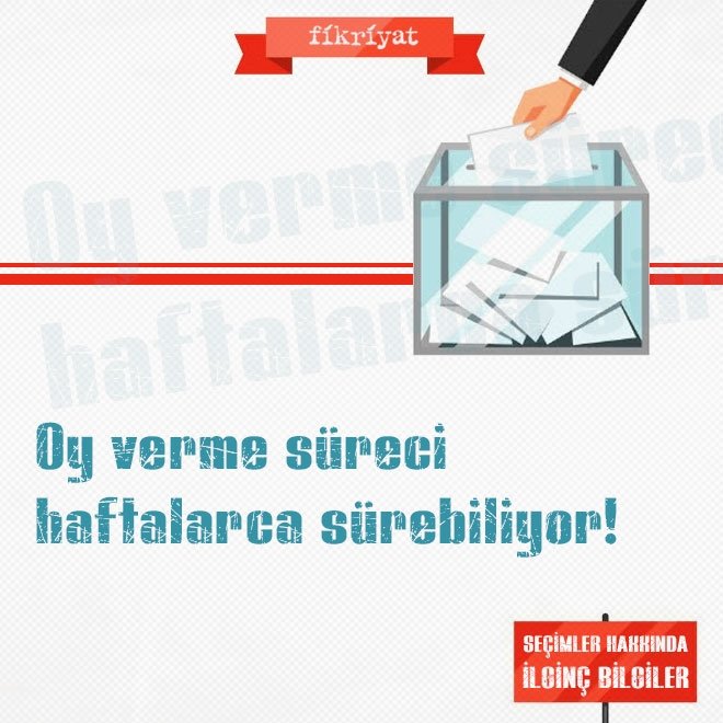 Oy verme süreci haftalarca sürebiliyor!