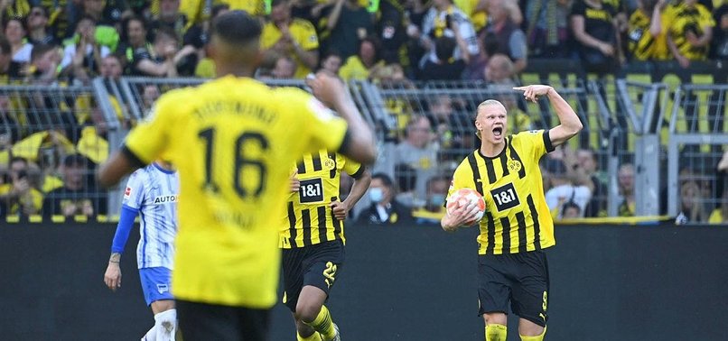 ERLING HAALAND SCORES IN DORTMUND FAREWELL APPEARANCE