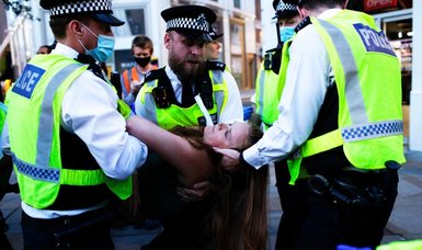 52 arrests after Extinction Rebellion block roads in central London