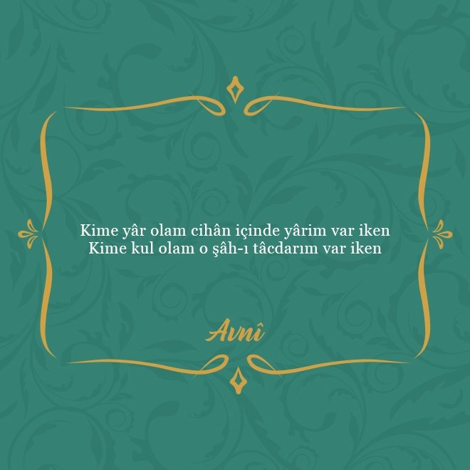 Divan şairlerinden en güzel beyitler
