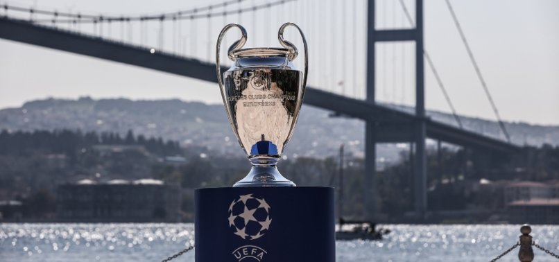 CHAMPIONS LEAGUE TROPHY ARRIVES IN ISTANBUL