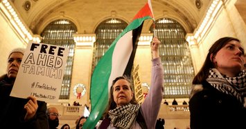 Hundreds of New Yorkers protest for jailed Palestinian teen