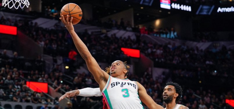 SPURS TIGHTEN GRIP ON PLAY-IN SPOT WITH WIN OVER BLAZERS
