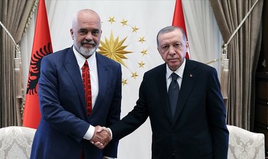 Turkish president welcomes Albanian prime minister in Ankara