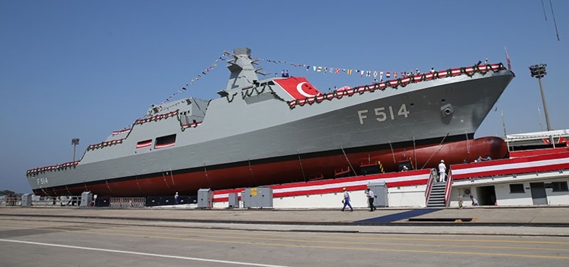 TURKEY LAUNCHES FOURTH CORVETTE BUILT AS PART OF NATIONAL SHIP PROJECT