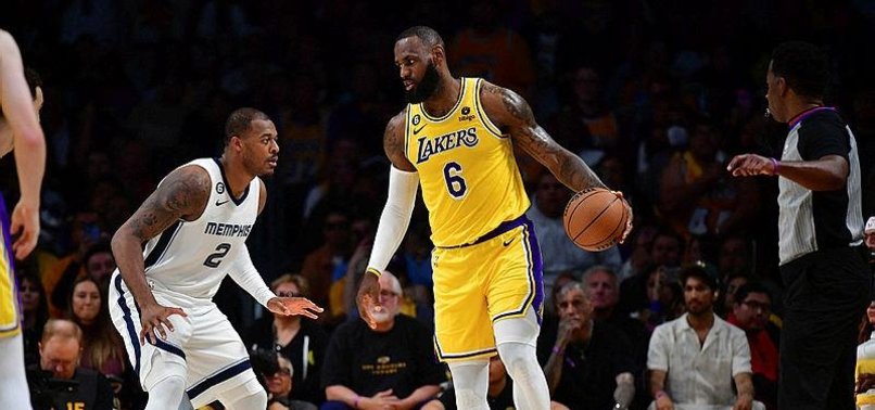 LEBRON LEADS LAKERS PAST GRIZZ 117-111 IN OT FOR 3-1 LEAD