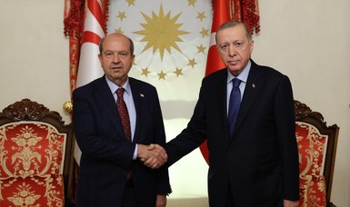 President Erdoğan, Northern Cyprus President Tatar hold talks in Istanbul