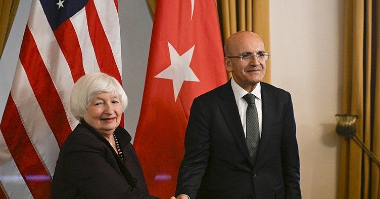 Bakan Şimşek, Amerikalı mevkidaşı Yellen ile görüştü