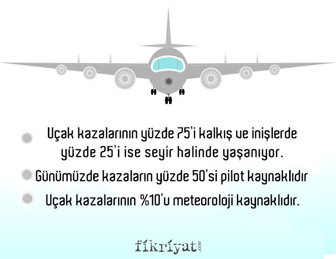 UÇAK KAZALARININ SEBEPLERİ