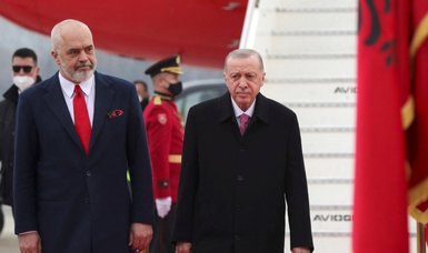 Turkey's President Erdoğan heads to Albania to hold official talks