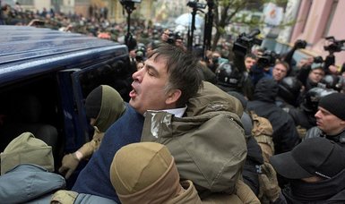 Georgia ex-president Saakashvili says abused in prison, fears for life