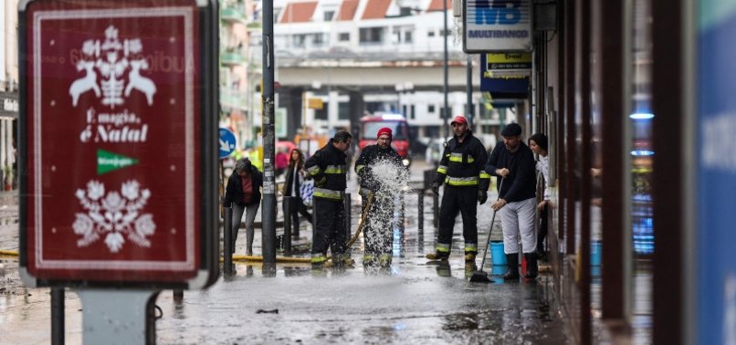 PORTUGAL HIT BY FLOODS AFTER HEAVY RAINFALL; LISBON UNDERWATER
