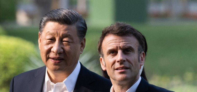 CHINA, FRANCE CALL FOR PEACE IN UKRAINE AS MACRON WRAPS UP VISIT TO BEIJING