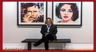 Johnny Depp çizdiği resimlerden milyon dolarlar kazandı