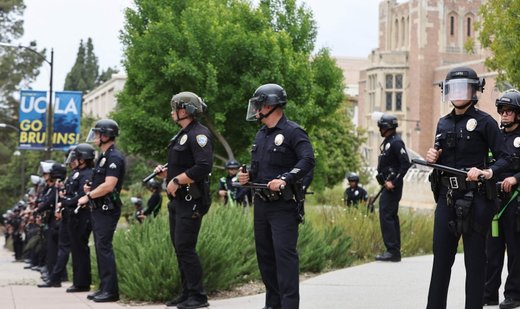UCLA police make first arrest in mob attack on pro-Palestinian encampment