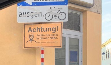Racist signboards erected in locations close to Vienna mosques