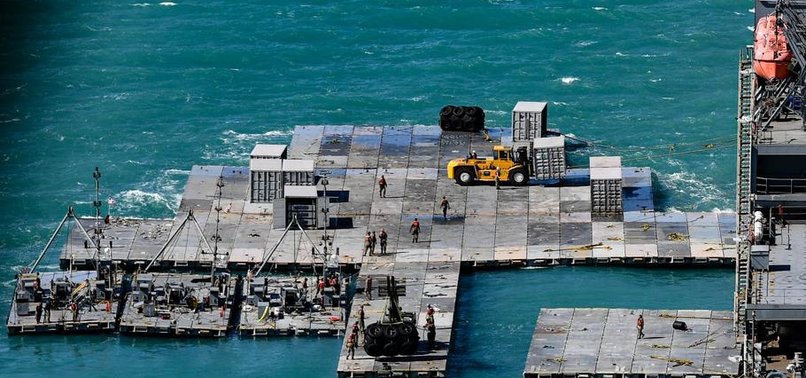 WORLD FOOD PROGRAM PAUSES DELIVERIES TO GAZA VIA US-BUILT TEMPORARY PIER AMID SAFETY CONCERNS