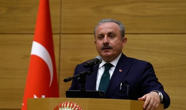 Turkey's parliament head congratulates Georgia on National Day