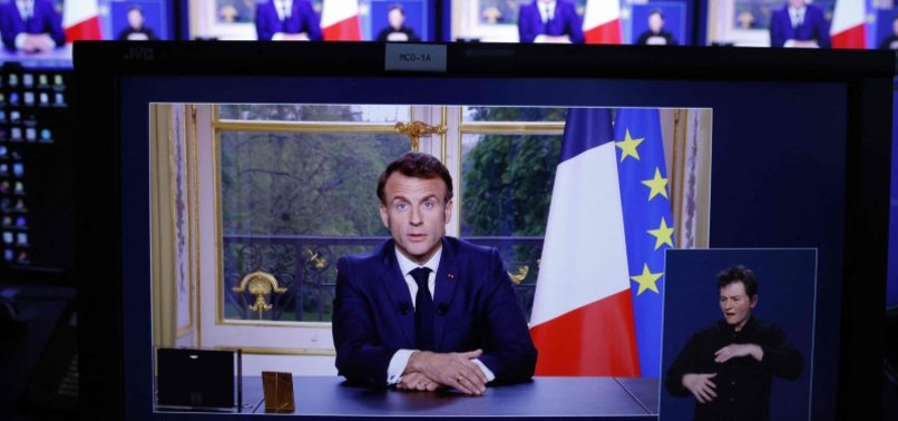 MACRON SAYS REGRETS FOUND NO CONSENSUS ON FRANCE PENSION REFORM