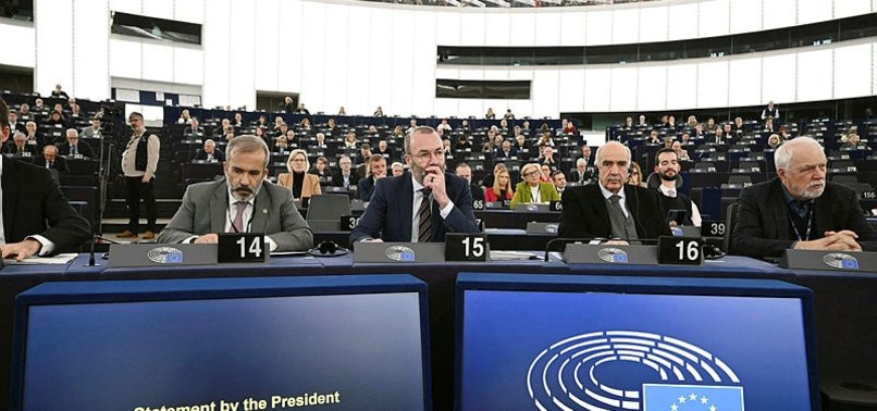 EUROPEAN DEMOCRACY UNDER ATTACK, SAYS EU PARLIAMENT PRESIDENT
