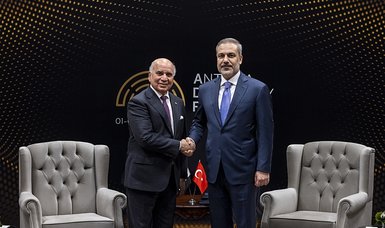 Turkish foreign minister meets his counterparts ahead of diplomacy forum
