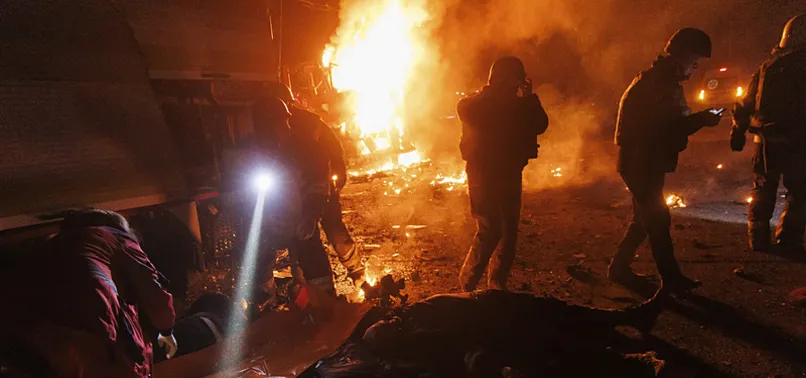 RUSSIAN STRIKE ON KHARKIV KILLS SIX