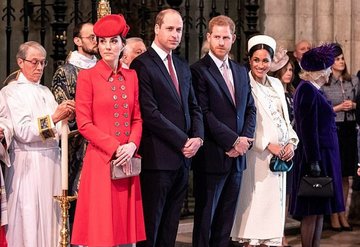 Kate Middleton ve Prens William, Meghan Markle ve Prens Harry çiftini ziyaret etti