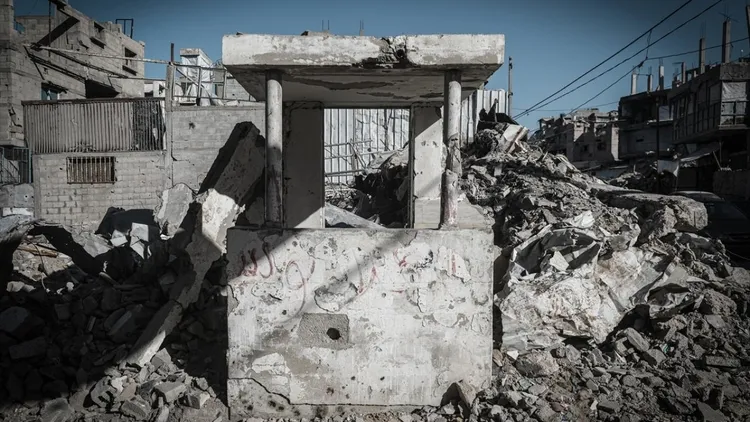 Gaza’s standing doors bear witness to three years of war