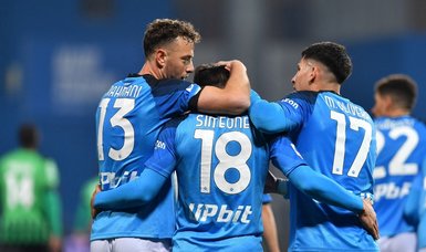 Confident Napoli beat Sassuolo to go 18 points clear atop Italian league
