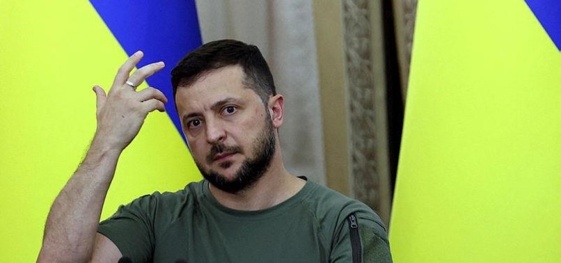 ZELENSKY CALLS ON UKRAINIANS TO STICK TOGETHER AND KEEP FIGHTING AGAINST RUSSIAN INVASION